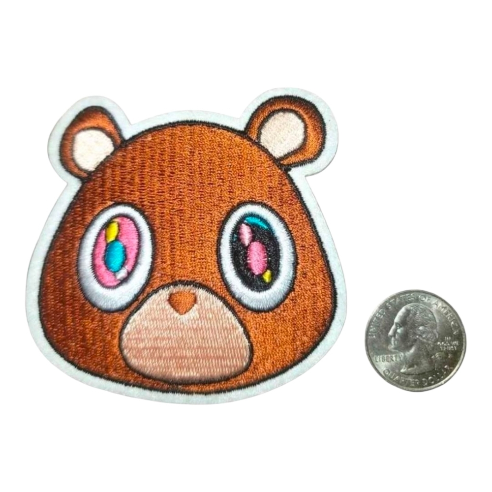 Kanye West Yeezy Graduation Dropout Bear iron on patch Rare